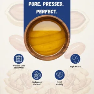 Wooden Cold Pressed Groundnut Oil