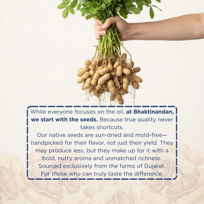 Wooden Cold Pressed Groundnut Oil