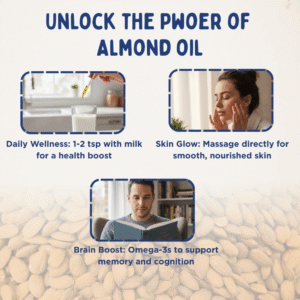 ALMOND OIL  WOODEN COLD PRESSED (100 ML)