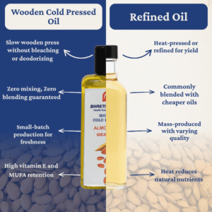 ALMOND OIL  WOODEN COLD PRESSED (100 ML)