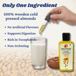 ALMOND OIL  WOODEN COLD PRESSED (100 ML)