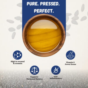 BLACK SESAME OIL WOODEN COLD PRESSED (1 LTR)