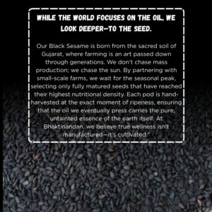 BLACK SESAME OIL WOODEN COLD PRESSED (1 LTR)