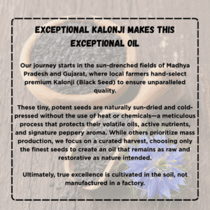 Wooden Cold Pressed Kalonji Oil