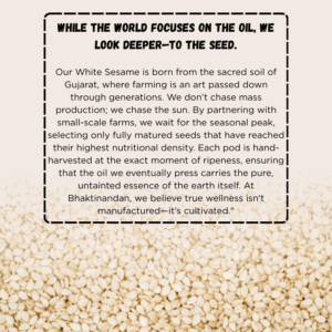 Wooden Cold Pressed White Sesame Oil