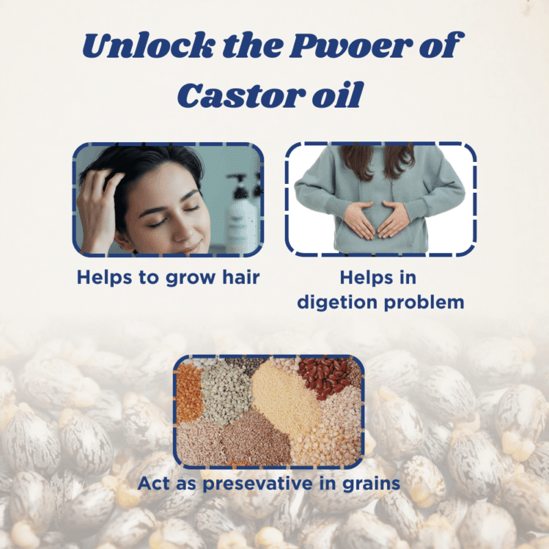 CASTER OIL COLD PRESSED (1 LTR) PURE