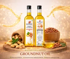 WOOD PRESS GROUNDNUT OIL